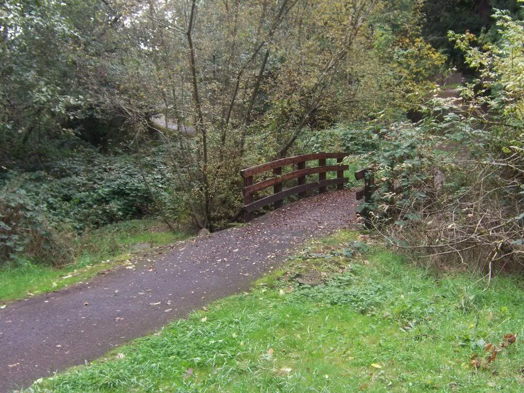 Bridge over Fanno Creek in Tigard, Oregon