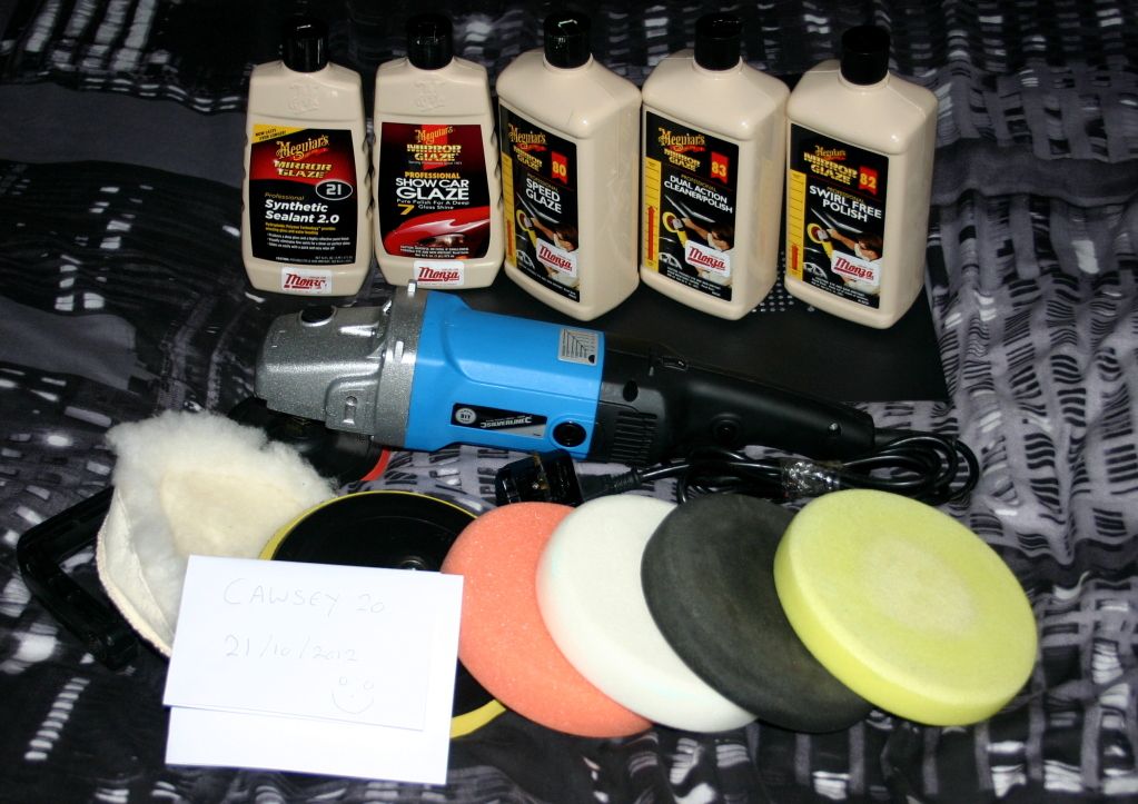 Silverline Rotary polisher and polish full kit ! Detailing World Forum