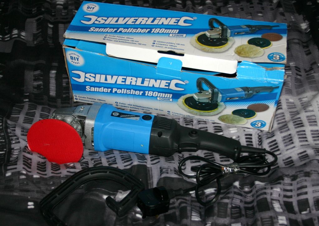 Silverline Rotary polisher and polish full kit ! Detailing World Forum