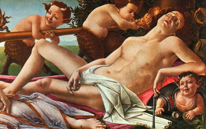 Botticelli - Marte - particol. -