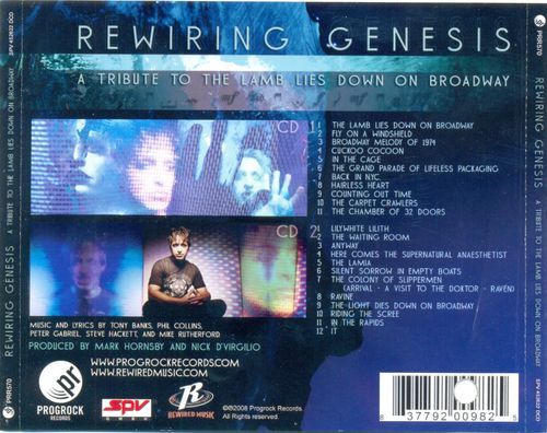 Rewiring Genesis - A Tribute To The Lamb Lies Down On Broadway - 2008. Жанр: Progressive Rock Страна - производитель диска: United States Год издания: 2008