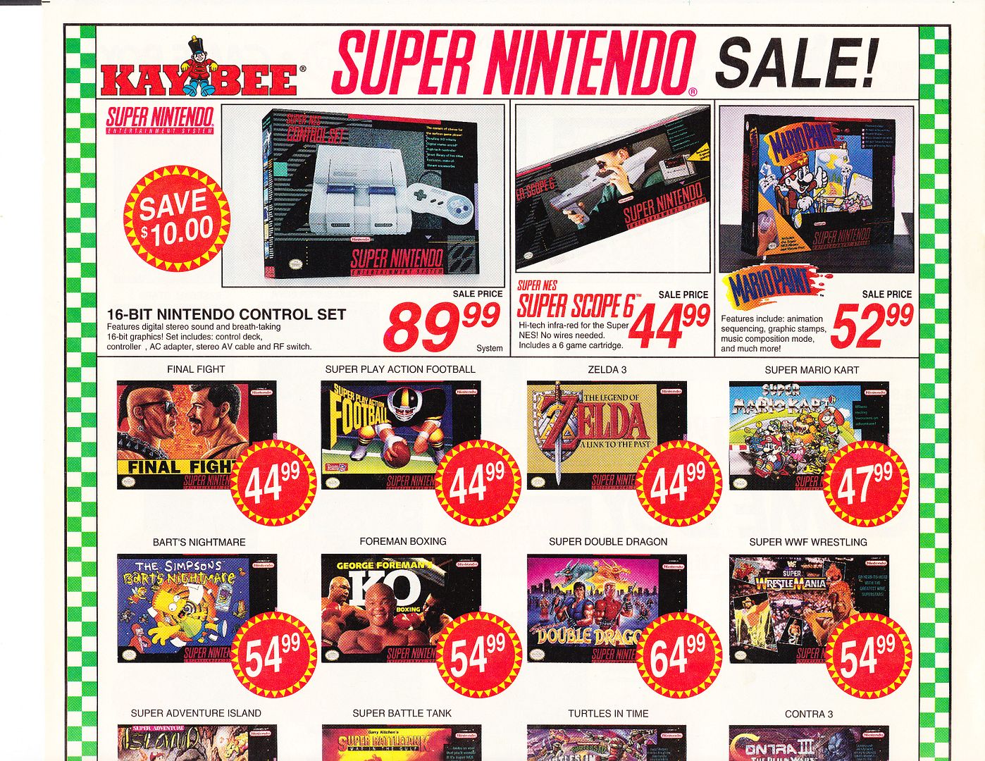 Kay Bee ad November 7 1991 Retrogaming Roundtable