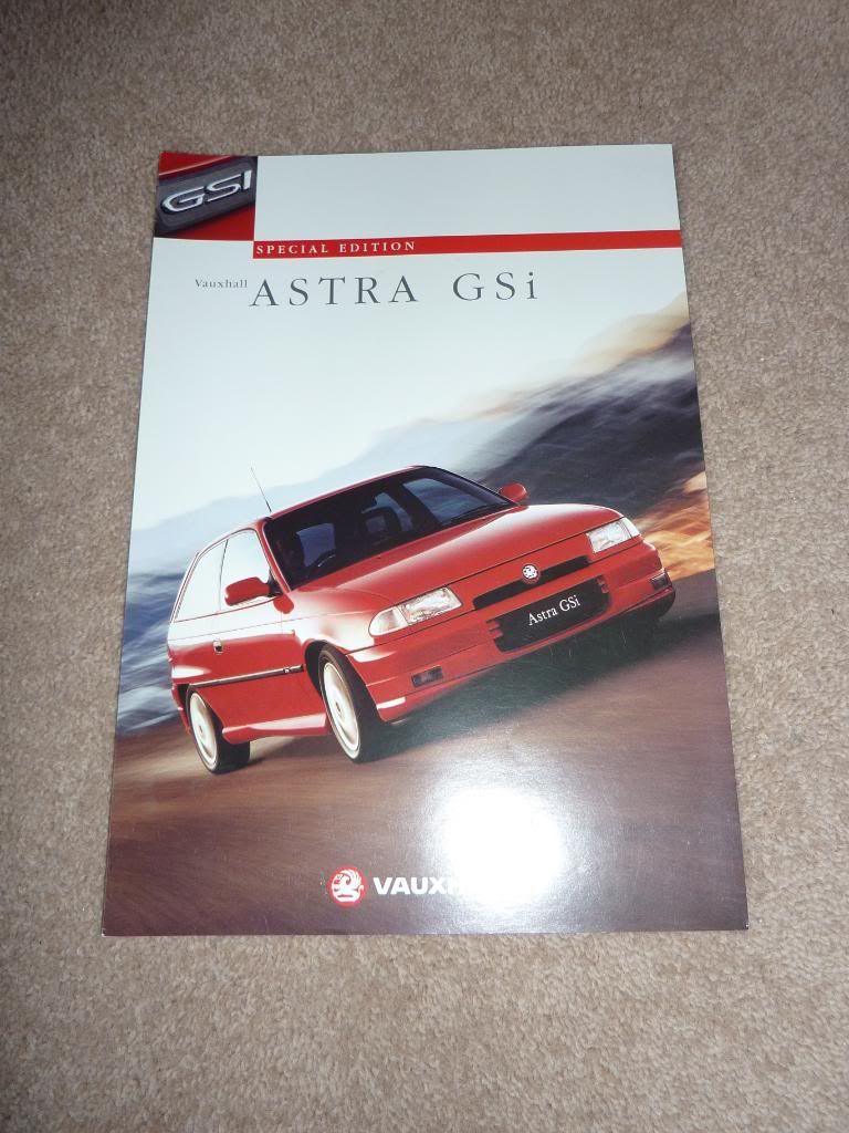 Vauxhall Astra Mk3 GSI Brochures Vauxhall Owners Forum Vauxhall Astra Mk3 GSI Brochures Vauxhall Owners Forum