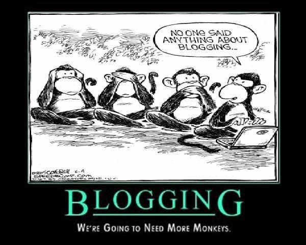 Blogging Monkeys Pictures, Images and Photos