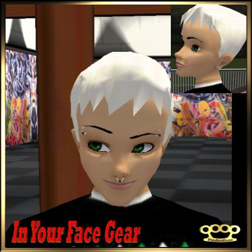 "BK In Your Face Gear""Triple Play" Septum & 2x Eyebrow Piercings  