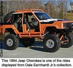 orange jeep cherokee