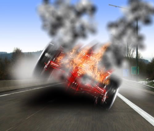 car crash smoke 20+ Tutorial Photoshop : Modifikasi Mobil