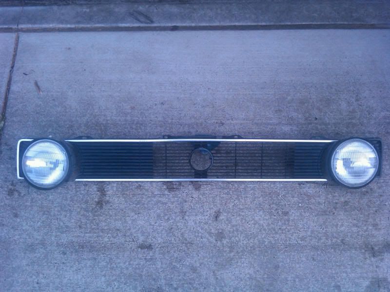 FS MK1 Round Headlight Grill, Headlights, and Bezels VW Vortex