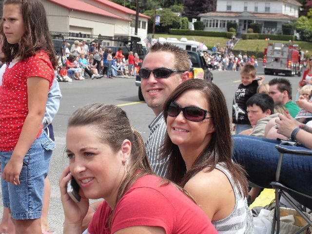 Son, Steven, his girlfriend, Janae, and Kristin