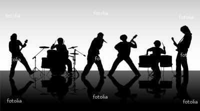  Gossip Band on Rock Band Silhouette Image   Rock Band Silhouette Graphic Code