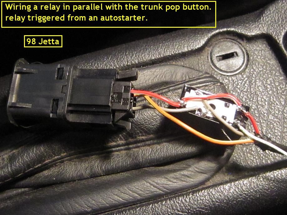 Trunk Popper, second switch/relay... VW Vortex Volkswagen Forum