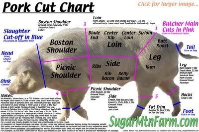 PORK CUTS CHART good