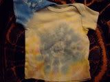 Unique hand dyed 18 month lap tee