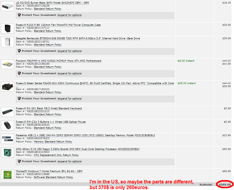 [Build Help]Nongaming PC. Building isn't cheaper? r/buildapc