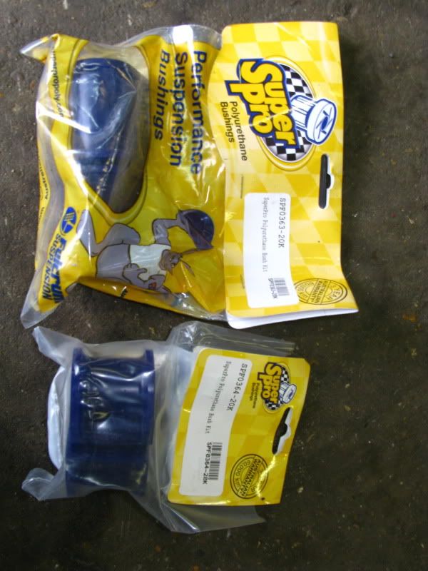 Superpro Rear anti roll bar bushes brand new sealed Fit Mk1 golf and