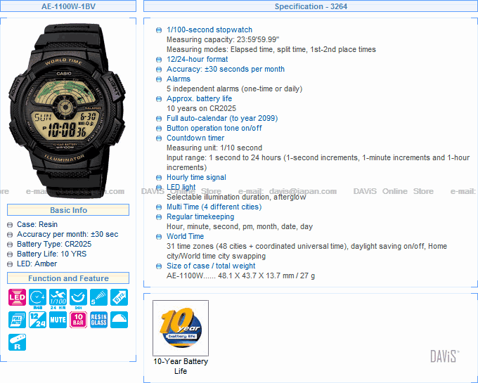 casio ae 1000w инструкция на русском