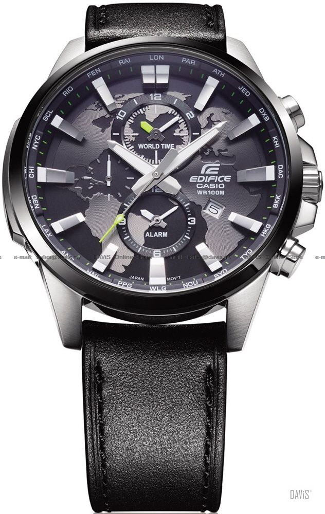 casio edifice efr 303 world map