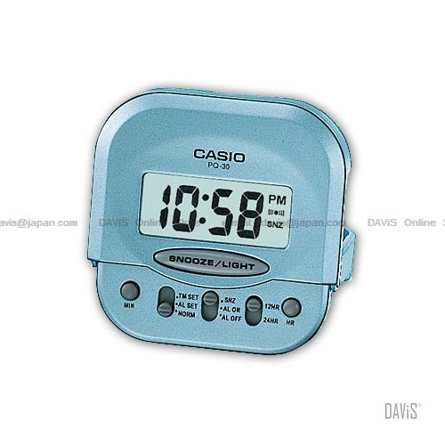 CASIO PQ-30-2 digital clock wake up (end 7/25/2019 8:40 PM)