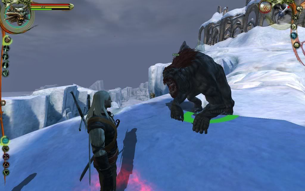 Geralt and the striga /princess Adda