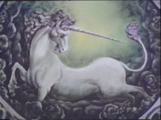 jednorožec v hradě
