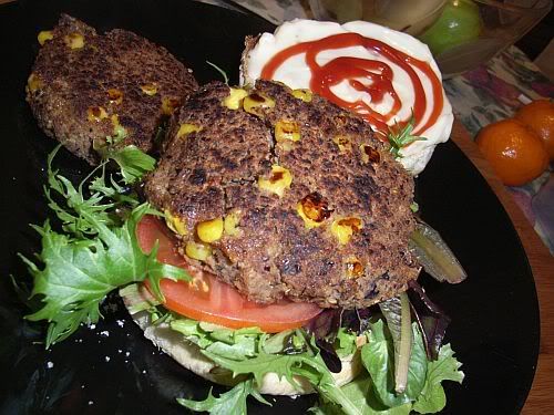 Lolo's Black Bean, Seitan and Corn Burgers Pictures, Images and Photos