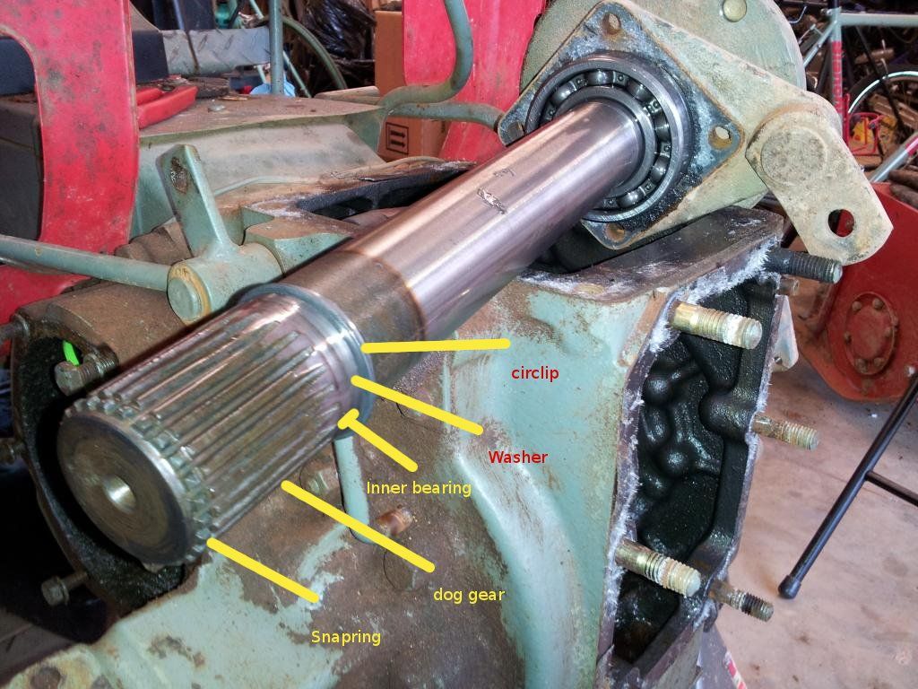 Leaking axle seal in 1601D what's involved in replacement My