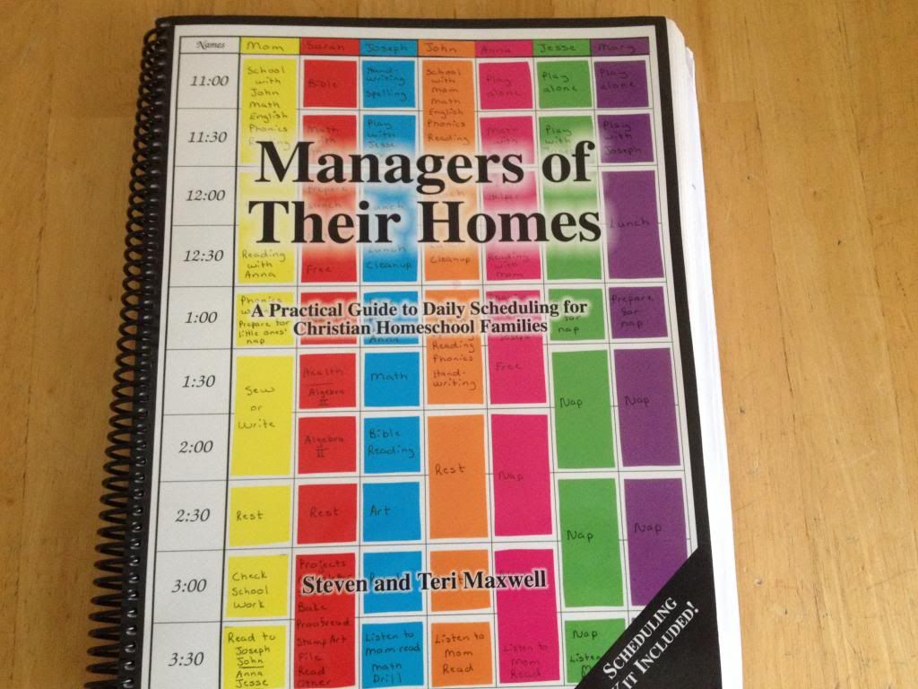 Managers of Their Homes Scheduling book $12PPD Managers of Their Homes Scheduling book $12PPD