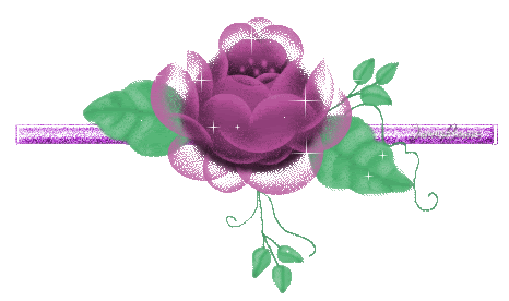 purple rose divider