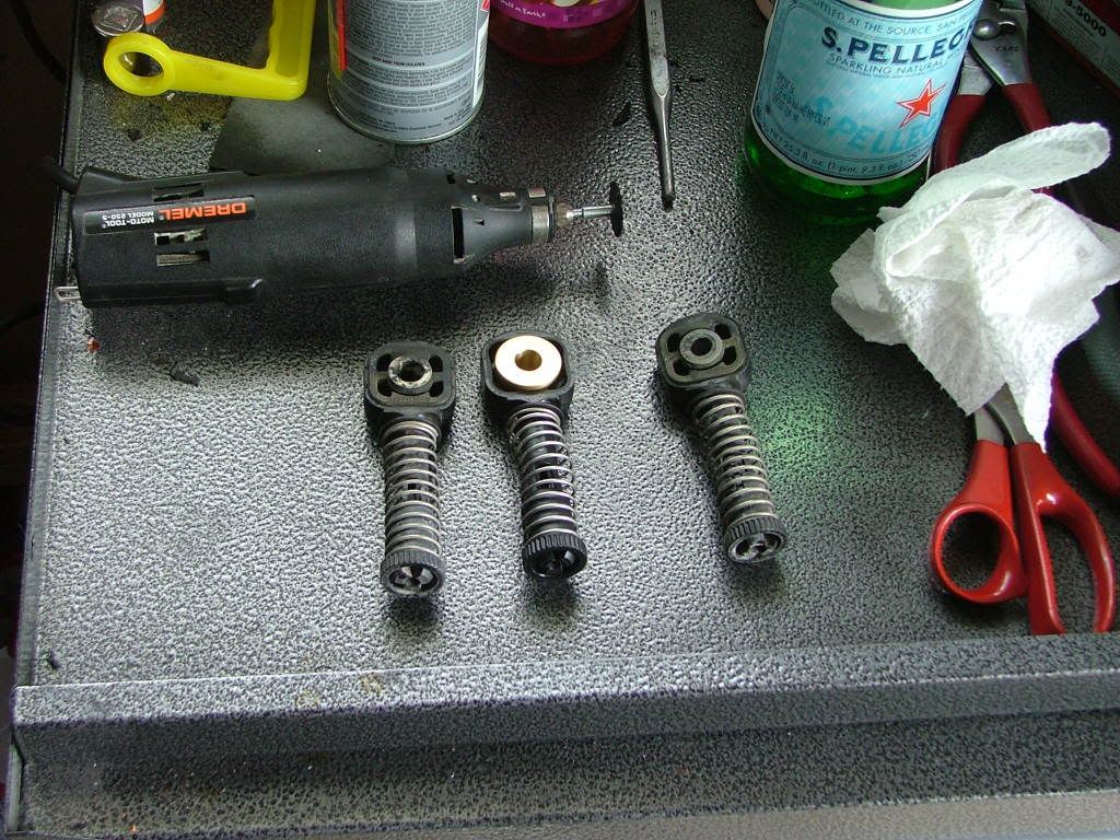 Brass shifter bushings installed VW Vortex Volkswagen Forum