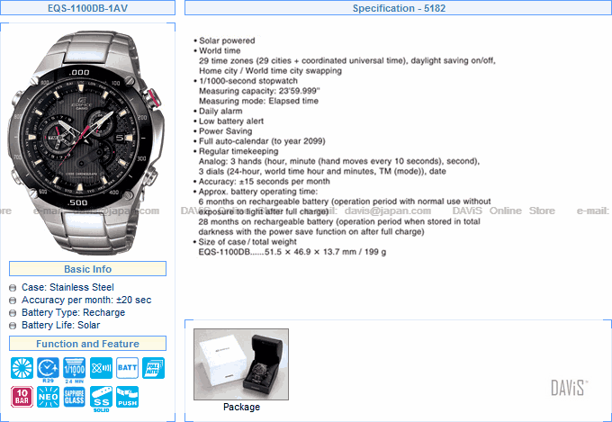 casio eqs 1100